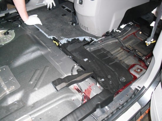 Blood removal in cars