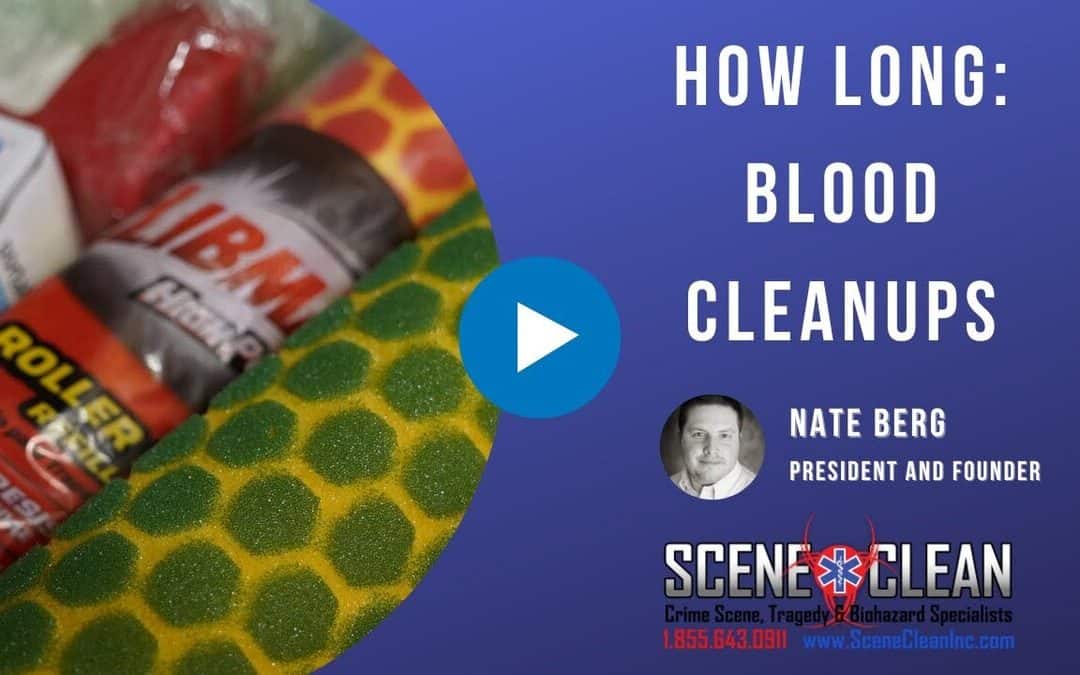 How Long Do Blood Cleanups Take?